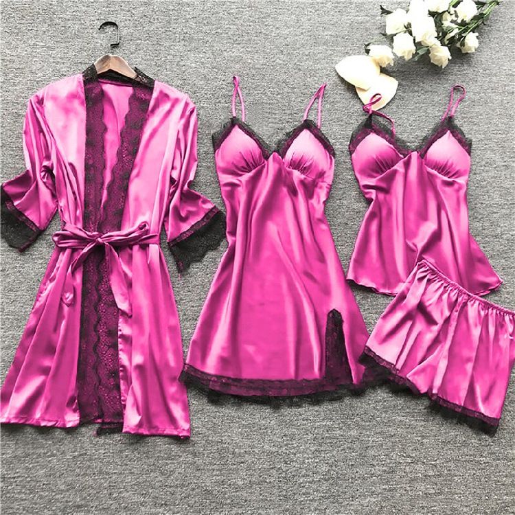 Sling pajamas women's home wear night gown cross border pajamas nightgown women_voghion.com