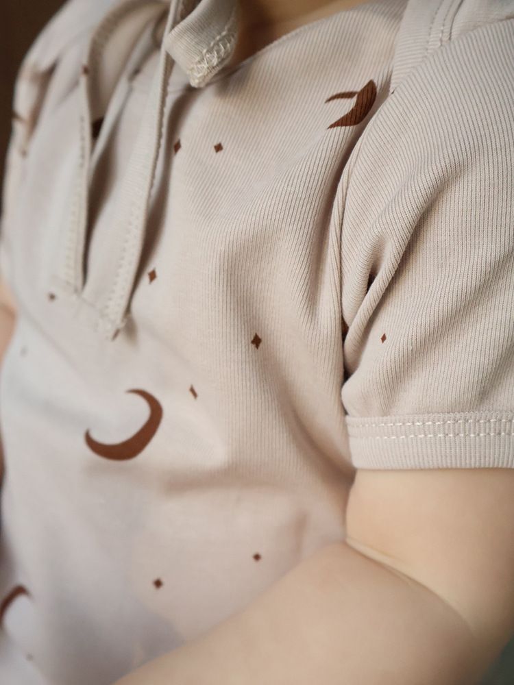 2025 Summer Nordic Style Baby Clothes Class A Pure Cotton Baby Jumpsuit Short Sleeve Baby Climbing Clothes Newborn_voghion.com