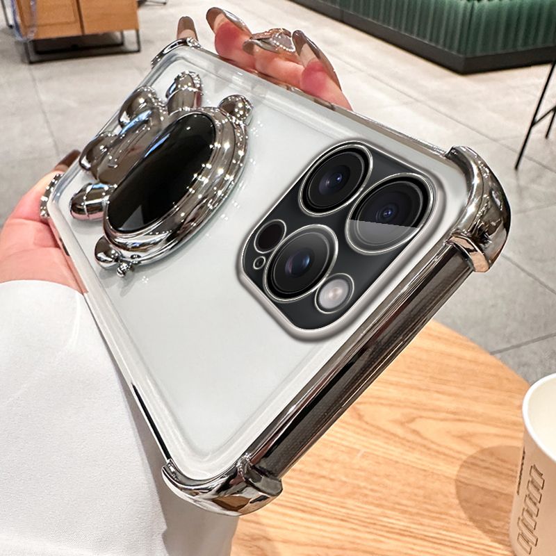 Electroplating Astronaut Case For Redmi Note 13 5G 13R Xiaomi 13T 12T POCO X6 F6 Pro M6 Corners Protect Phone Cover_voghion.com