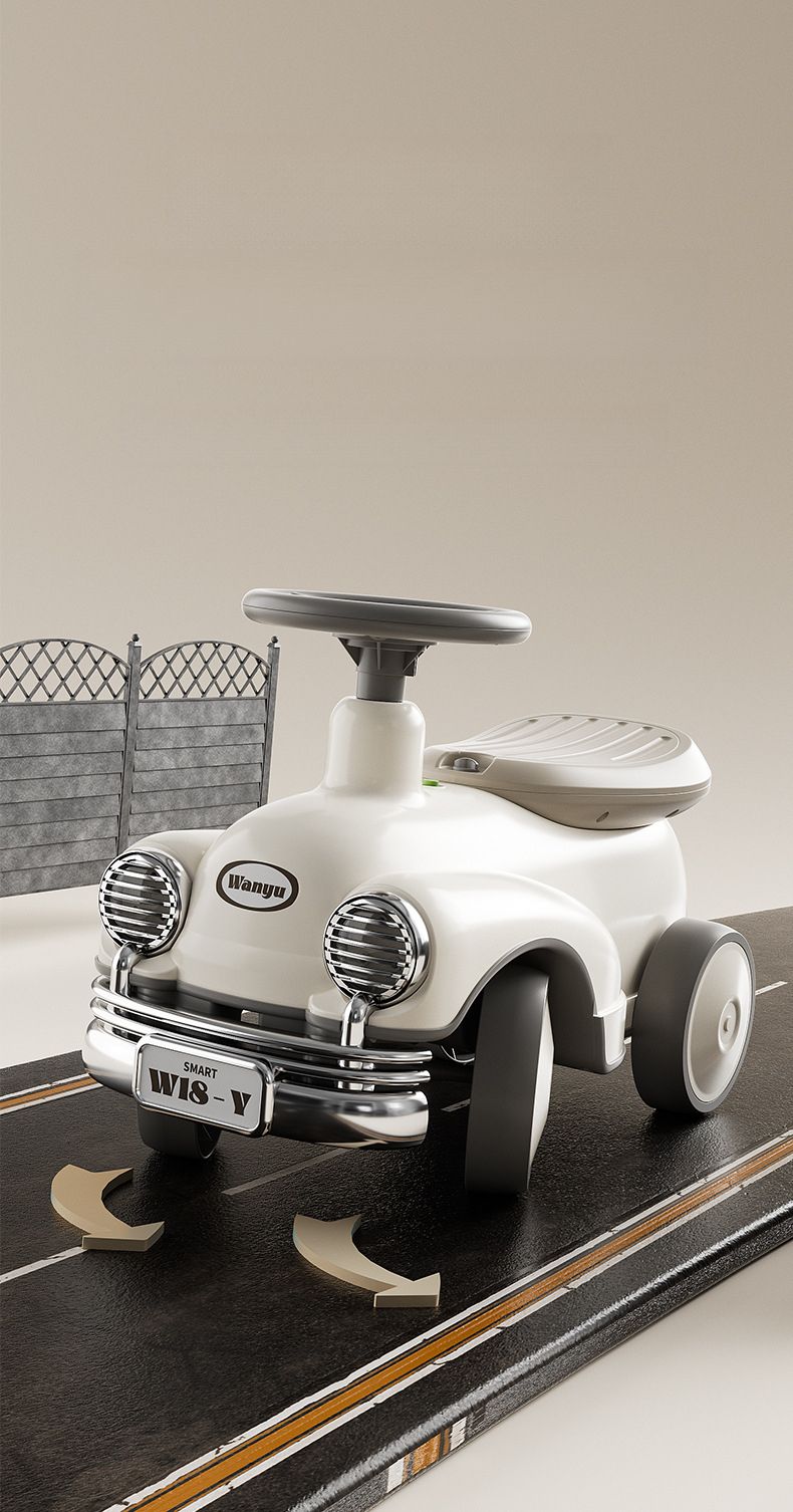 New Children's Ride-On Toy Ages 2-5, Walking Can Be Sat On, With Lights And Music, Classic Car, Twist Car For Toddlers_voghion.com