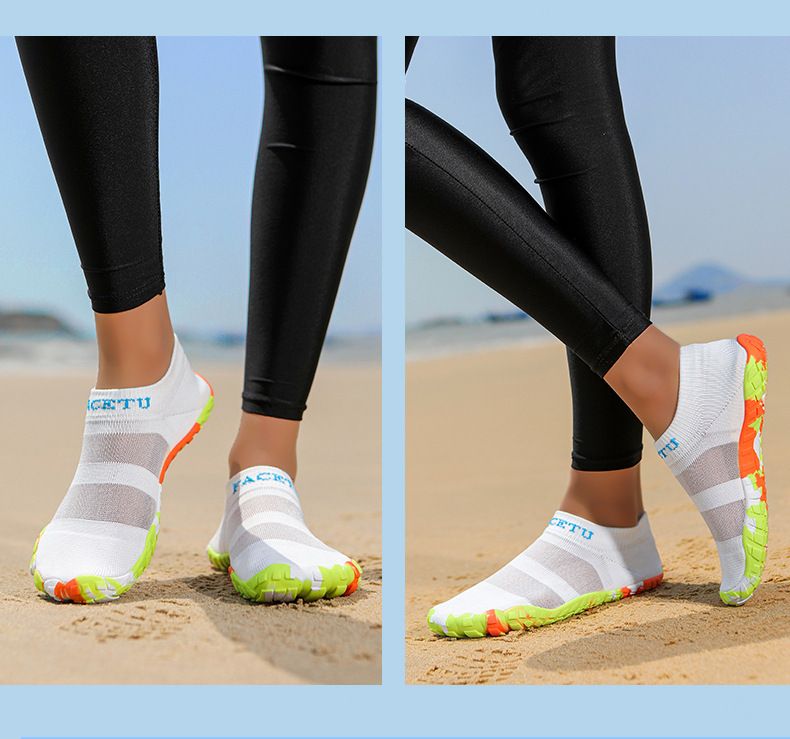 Scarpe da acqua per nuoto, escursionismo, spiaggia, leggere, ad asciugatura rapida, antiscivolo, calzini da acqua a piedi nudi con fori di drenaggio, piscina, surf, yoga, avventure all'aria aperta_voghion.com
