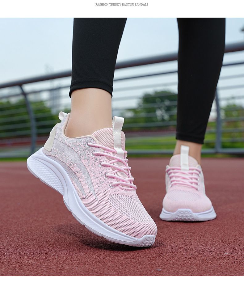 chaussures pour femmes chaussures de sport pour femmes respirantes tendance chaussures simples chaudes coeur loisirs printemps nouveau style perméable à la lumière_voghion.com