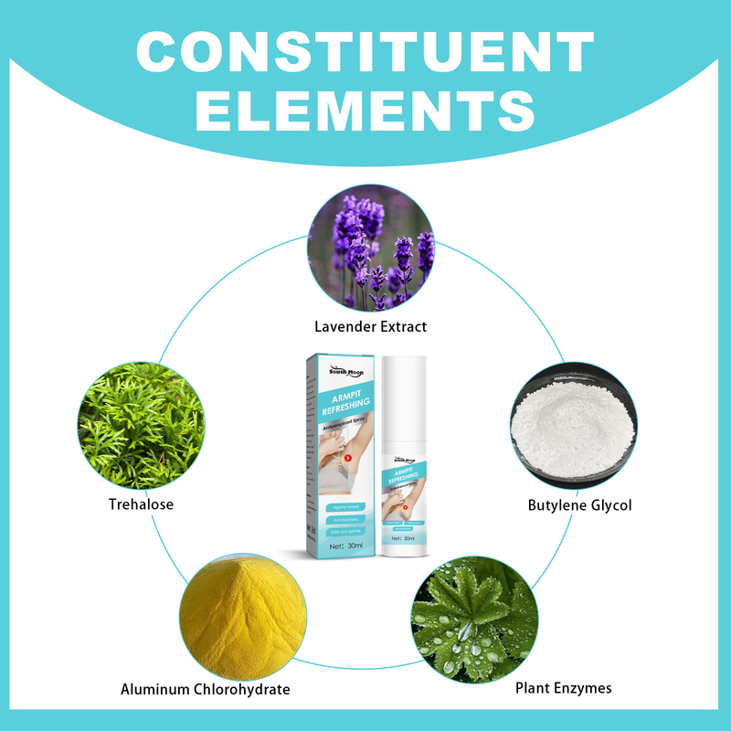 Moon Deodorant South Deodorant Spray Körperschweißgeruch Achselgeruch tragbares sommerliches leichtes Deodorant_voghion.com