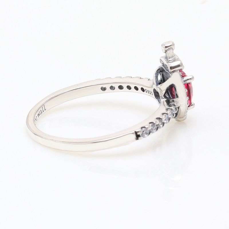 Women's Jewelry White Copper Villain Series Evil Queen Ring Red Love Dagger Fashion Heart Shaped Love Ring Gift_voghion.com