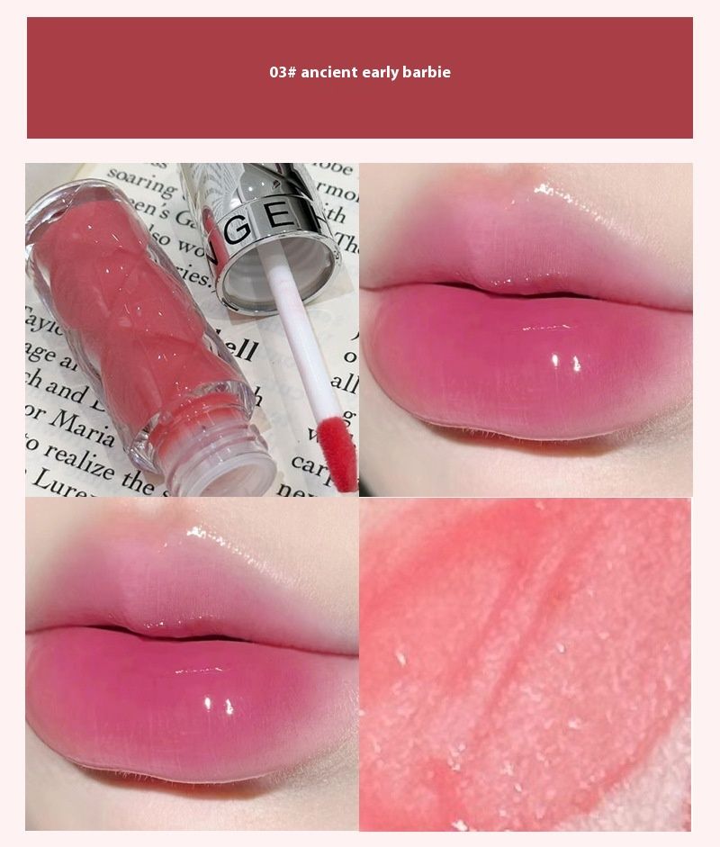 New Mianmian Light Yarn Mirror Lip Glaze Clear, Moisturizing, Water Shining Glass Lips Korean Tender Girl Lip Gloss_voghion.com