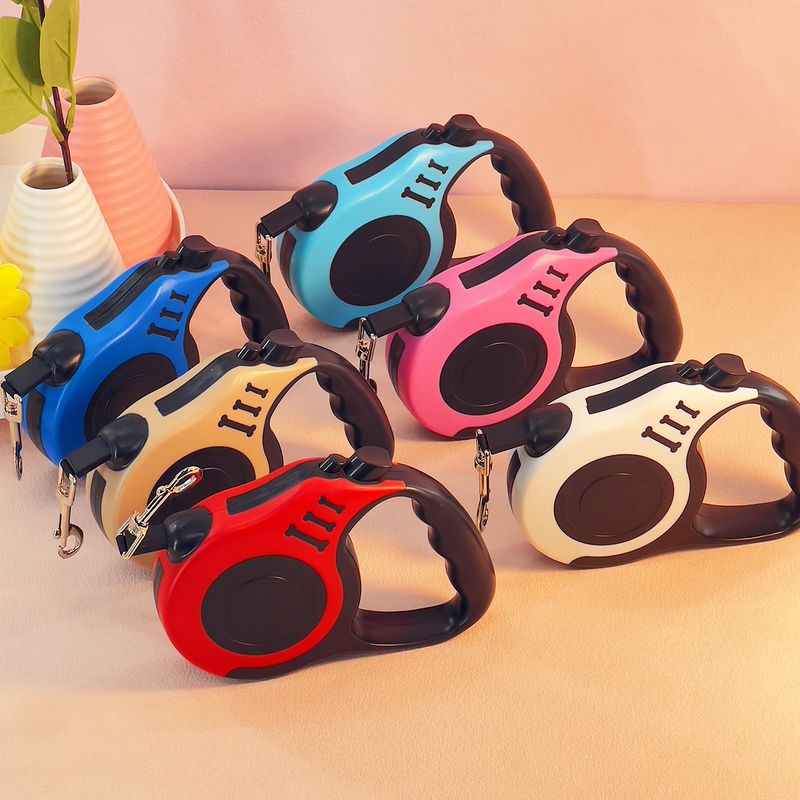 Small And Medium-sized Chain Walking Automatic Retractable Leash Pet Dog Supplies_voghion.com