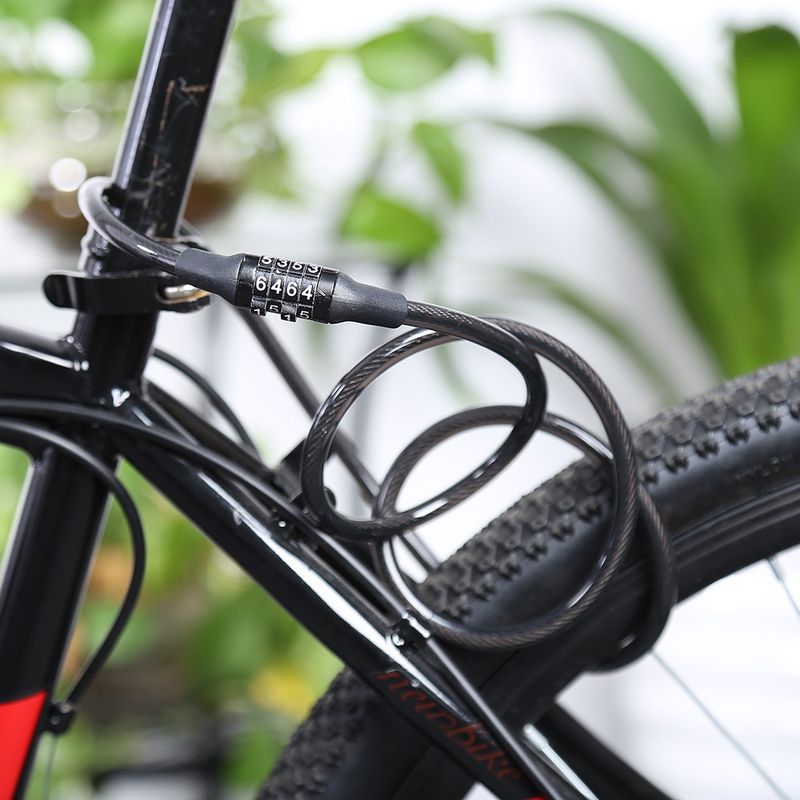 Chaîne antivol pour vélo électrique de montagne à combinaison à quatre chiffres 532_voghion.com