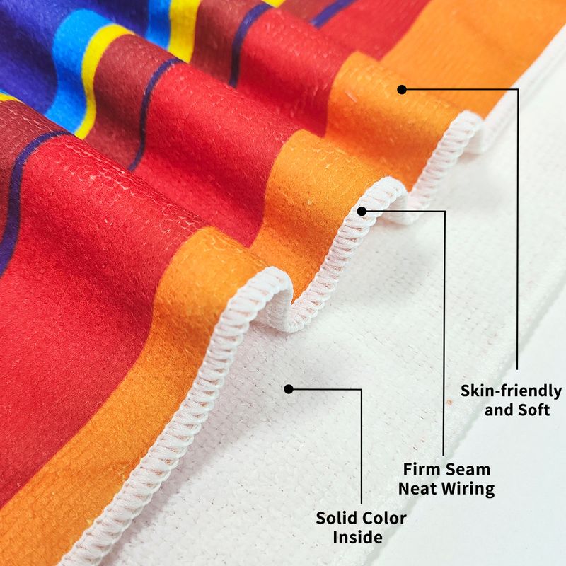 Asciugamano da spiaggia in microfibra anti-sabbia, sottile, ad asciugatura rapida, super assorbente, leggero, per viaggi, sport, piscina, nuoto, bagno, campeggio, yoga_voghion.com