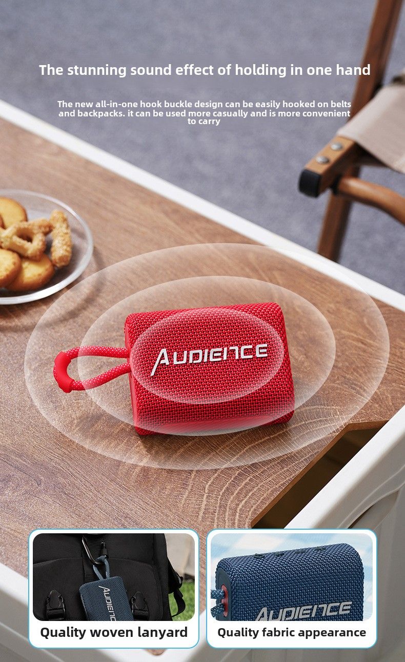 M16 Bluetooth speaker, waterproof, long battery life and high-quality sound in one_voghion.com