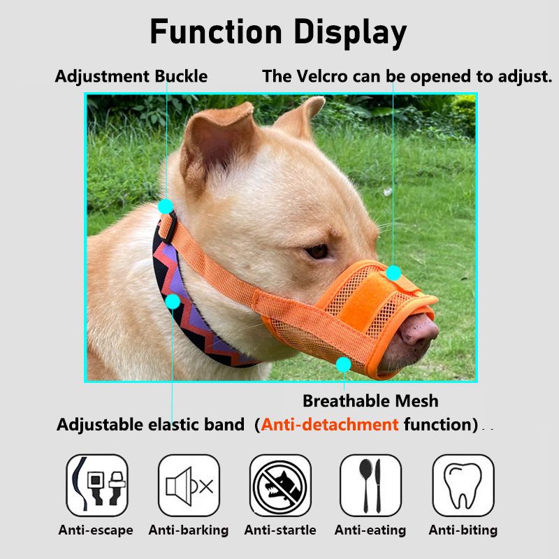 Muzz Dogs Biting, Barking, Accidental Feeding, Prevents Slipping, Suitab For Small, Medium, And Large Dogs, By PawParty Store_voghion.com