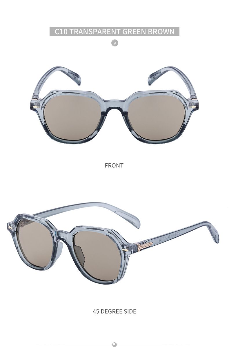 Retro-Sonnenbrille mit kleinem Rahmen. Modische Sonnenbrille mit quadratischem Rahmen für Herren_voghion.com