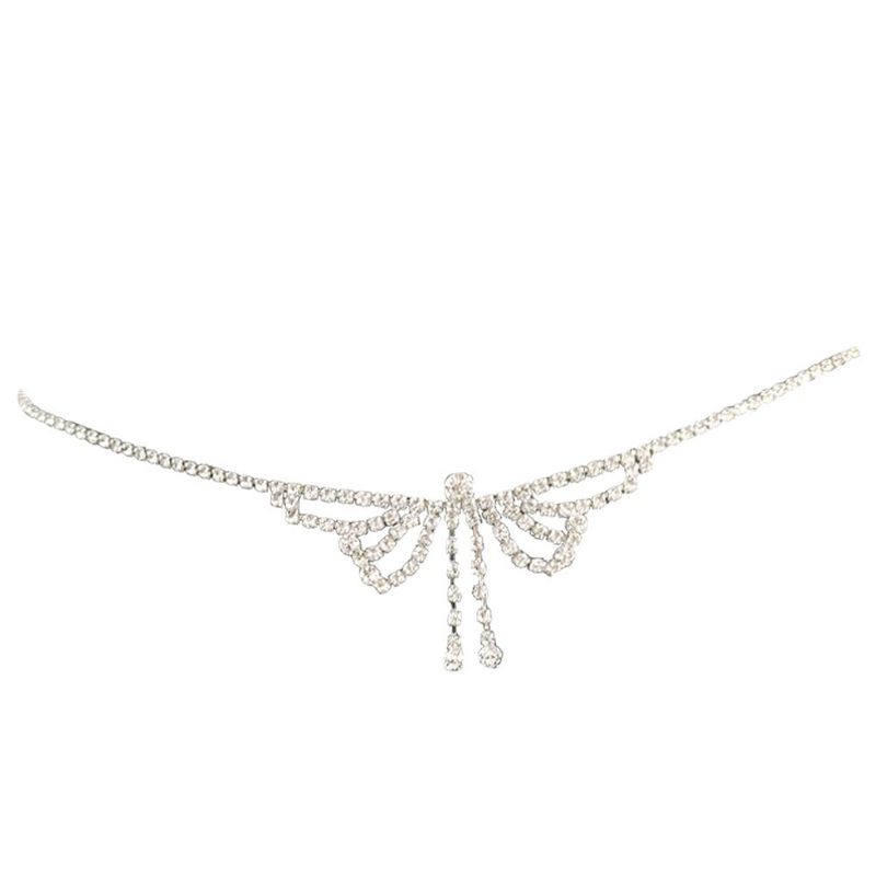 bijoux sexy pendentif papillon chaîne de taille mode insecte creux élément strass chaîne de taille chaîne_voghion.com