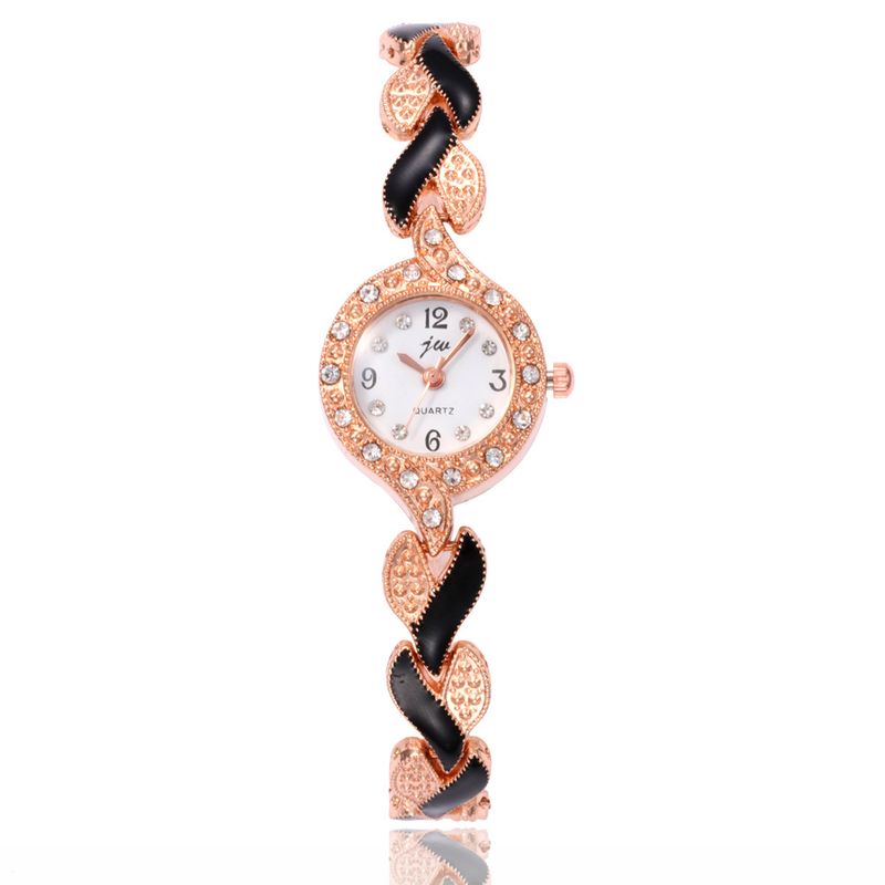 Unisex tillbehör mode alla matcher damer legering blad armband kvarts ur set fabrik direkt leverans ett stycke dropshipping_voghion.com