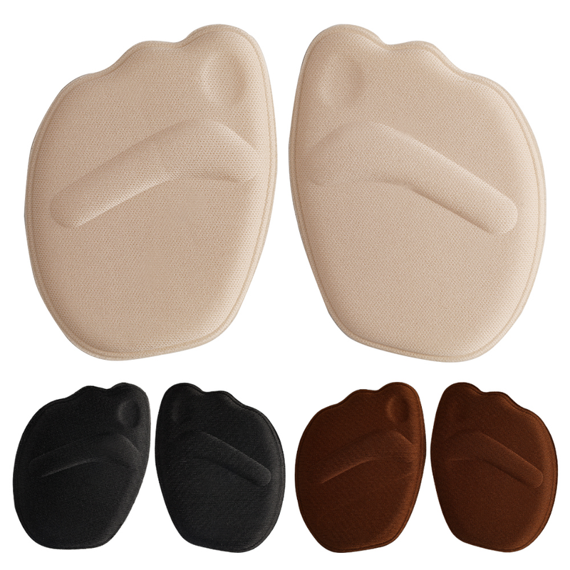 4 Paar Damen-Vorfußpolster, High Heels, halbe Einlegesohlen, Memory-Schaum, Anti-Rutsch-Aufkleber, Schmerzlinderung, Schutz, Schuhpolster_voghion.com