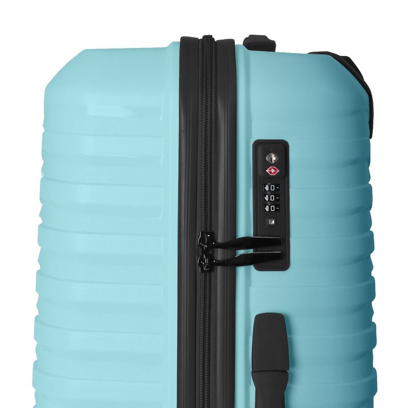 3-Piece Luggage Sets (20", 24", 28"), Suitcase With Wheels, Hardside Suitcase With Four Spinner Wheels And Scratch-Resistant Surface, SkyBlue_voghion.com