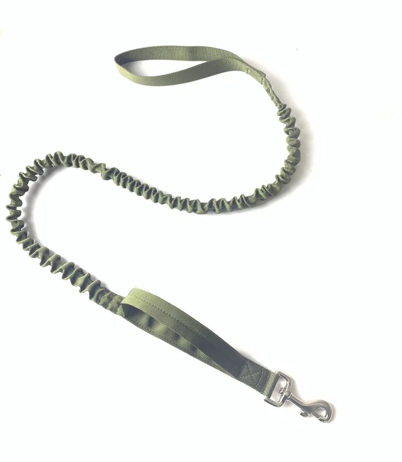 Entraînement en extérieur pour chiens de taille moyenne et grande, laisse de style militaire avec corde en nylon antidéflagrante_voghion.com
