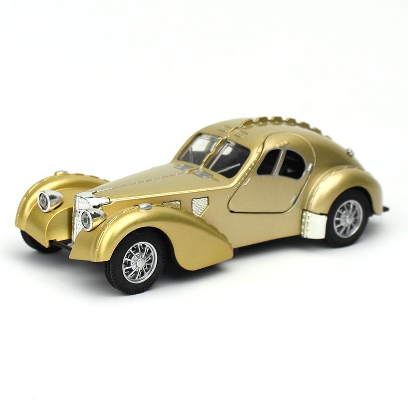 1:28 Liga Clássico Carro Vintage 500K Modelo de Carro Estático Coleção Presente Bolo Enfeite_voghion.com
