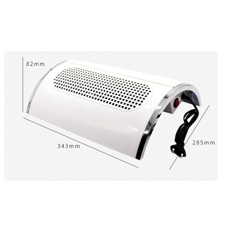 Three-Blade Fan Japanese Style 40W Nail Collector With 2 Dust Bags_voghion.com