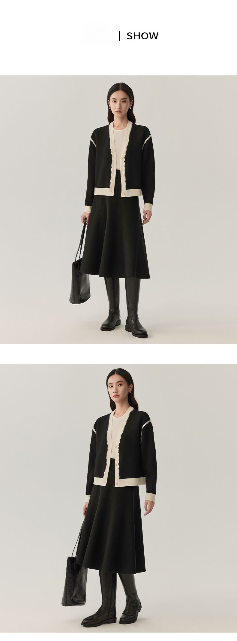 Vielseitiger eleganter Pendler-Cardigan 2025 Neue warme Innenbekleidung Damenmode-Jacke Herbst-Outfit_voghion.com