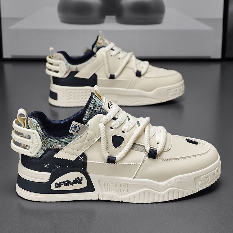 Scarpe da uomo estive 2024, nuove, traspiranti, versatili, con suola spessa, per lo sport e il tempo libero, alla moda_voghion.com