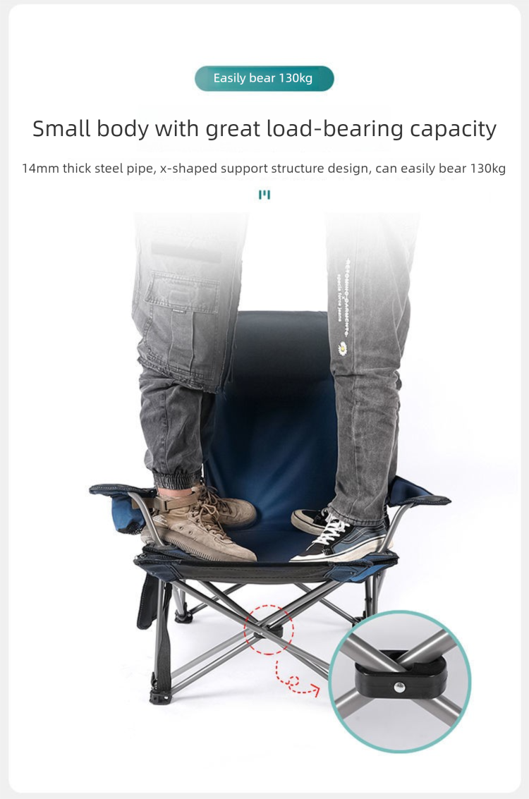 Sgabello piccolo portatile da campeggio per esterni, da spiaggia, con schienale, da pesca, da letto pieghevole, da ufficio, per pisolini, reclinabile_voghion.com