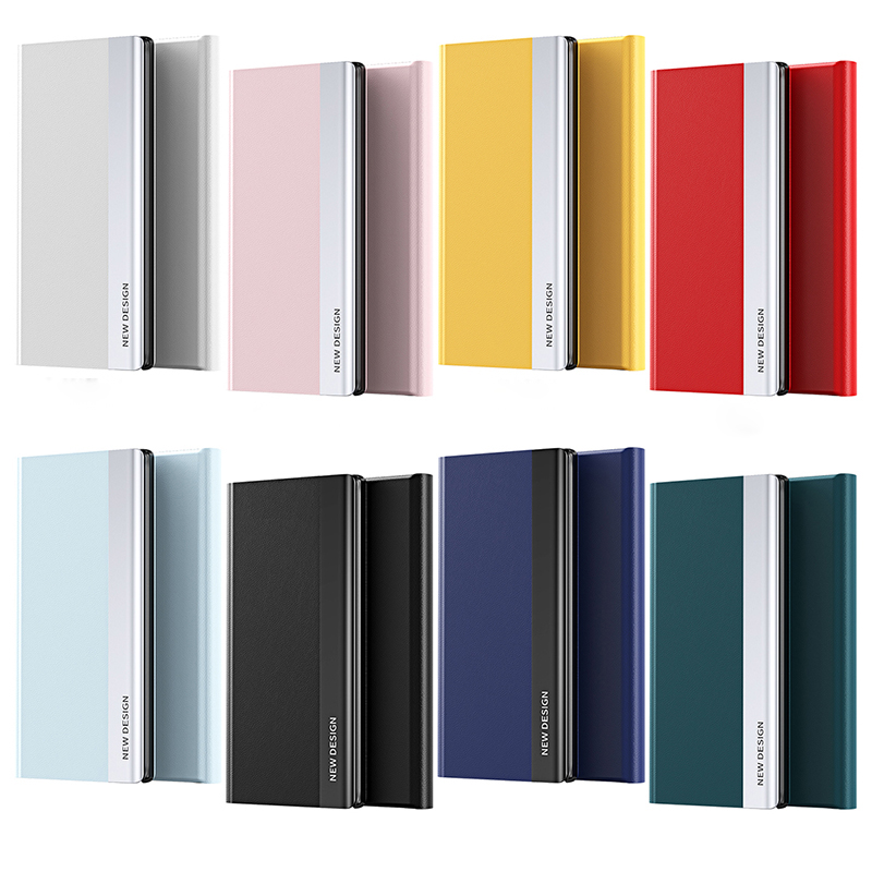 Luksusa ādas atlokamais futrālis Samsung Galaxy A03s A10 A13 A14 A24 A22 A30S A32 A42 A51 A52 A53 A54 A71 A72 A73 A81 M14 M23 M33 M53 statīva tālruņa vāciņš_voghion.com