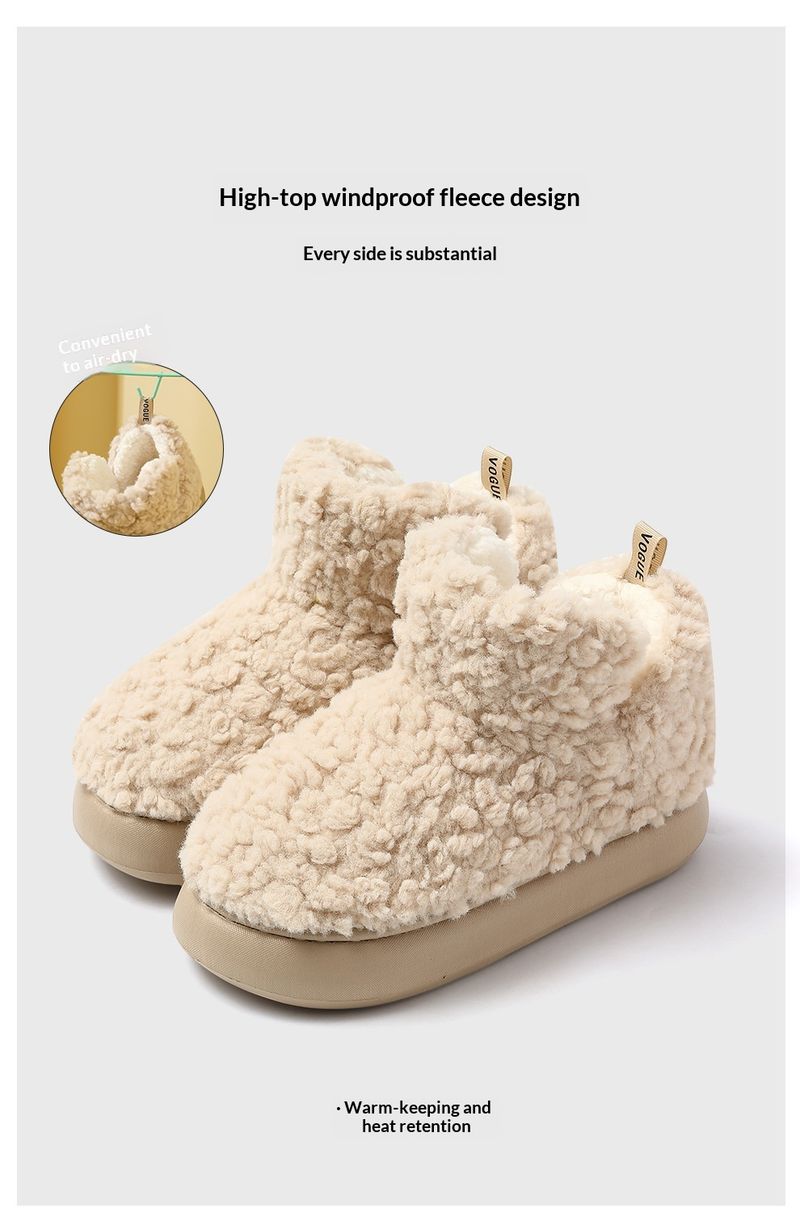 Voyage Flauschige Hausschuhe für Damen, Herbst- und Winterschuhe aus Baumwolle mit dicker Sohle, rutschfester Schaft, ideal für Paare, zum Entspannen im Freien; Herren-Schneeschuhe für den Winter_voghion.com