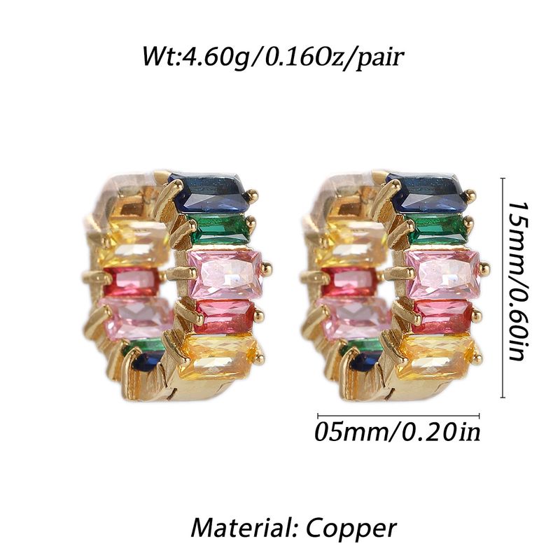 Gioielli e accessori semplici orecchini con micro zirconi intarsiati gioielli da donna di alta qualità da indossare ogni giorno regalo selezionato per la fidanzata_voghion.com