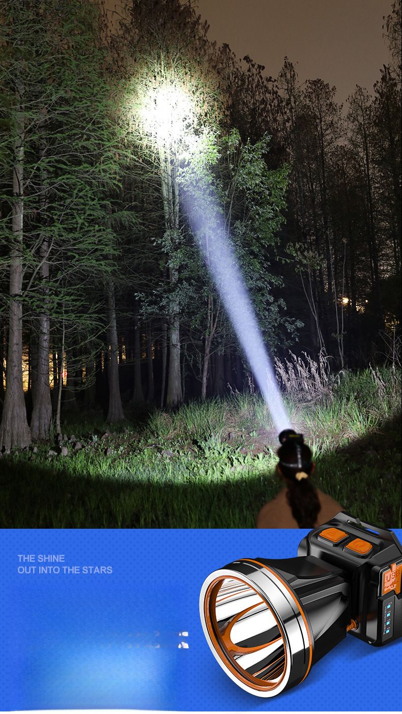 Outdoor Long Life High Power Super Bright For Sea Night Fishing Headlamp With Lithium Battery And Sensor Flashlight_voghion.com