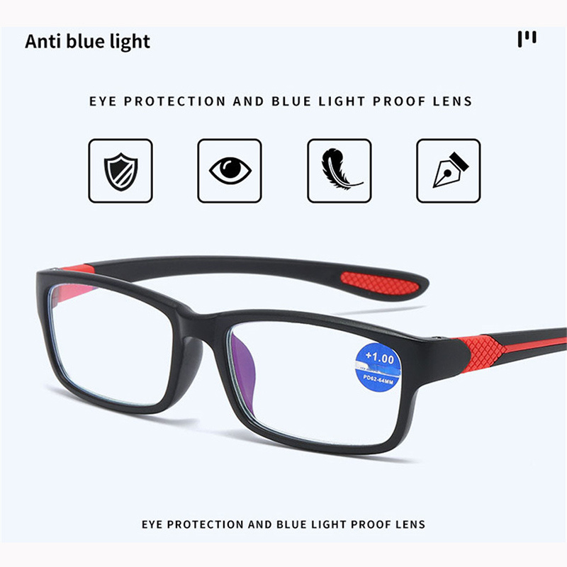 Ultralette TR90 læsebriller Anti-blå lys presbyopi briller Hyperopia optiske briller til mænd_voghion.com
