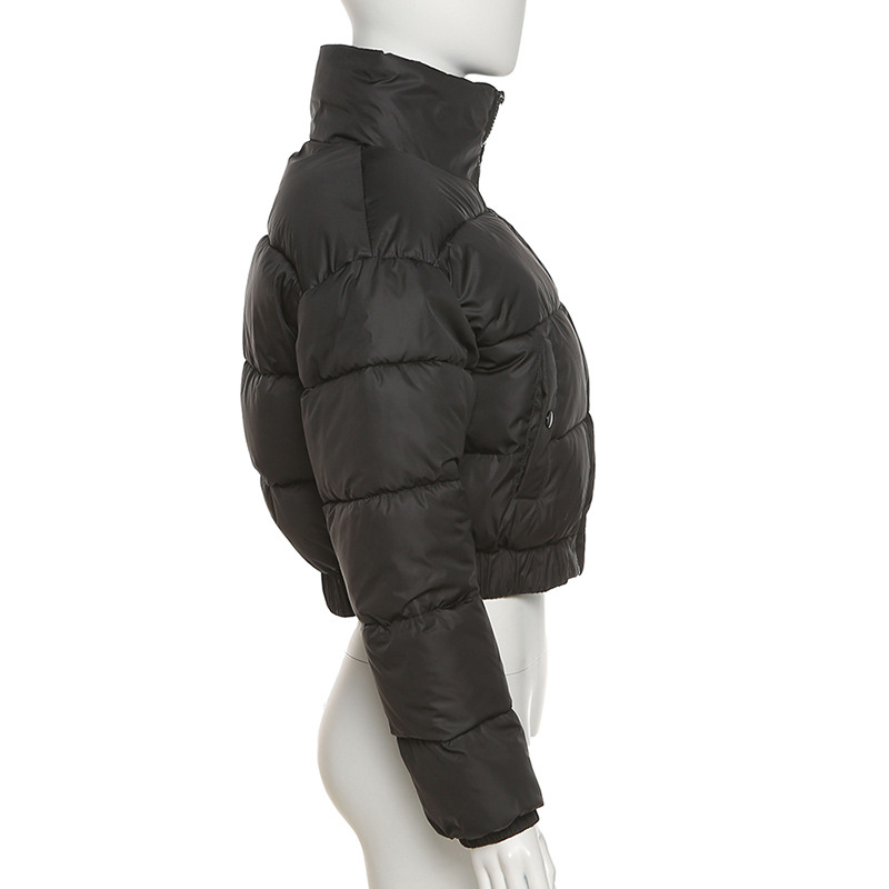 Mode herfst winter donsjas pufferjack en jassen dames kerst bubble cropped bovenkleding warme kleding_voghion.com