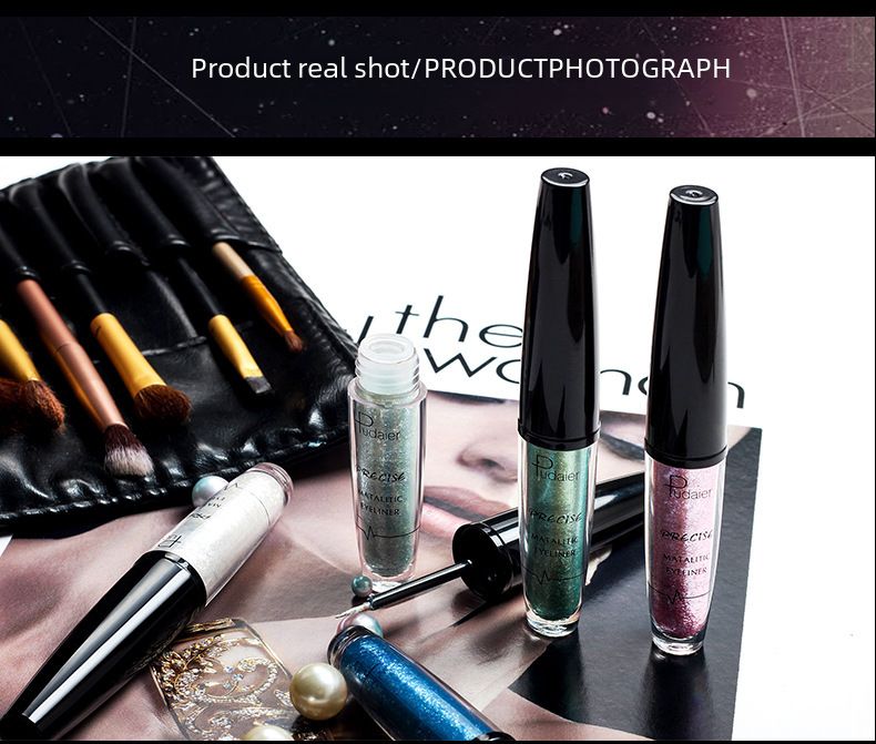 Pudaier Pearl Eyeliner Vloeibare Pen Kleurrijke Waterdichte Oogschaduw Pen Eyeliner Pen Voor Groothandel Eyeliner Vloeibare Pen_voghion.com