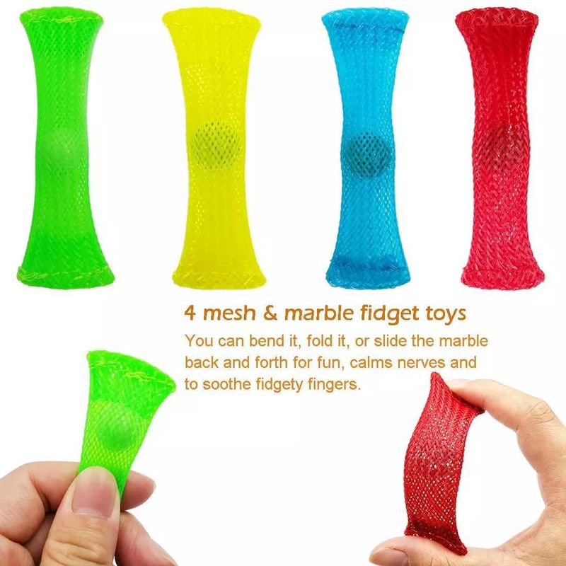 Entlüftungs- und Dekompressionsspielzeug-Set 24-teilig Fidget Cube Woven Net SQUISHY FOXMIND_voghion.com