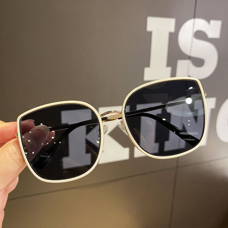Sonnenbrillen Damen Sommer Neue Sonnenbrillen Sonnenschutzbrillen Zeigen Kleines Gesicht Rundes Gesicht Augen Sonnenbrille Großer Rahmen_voghion.com