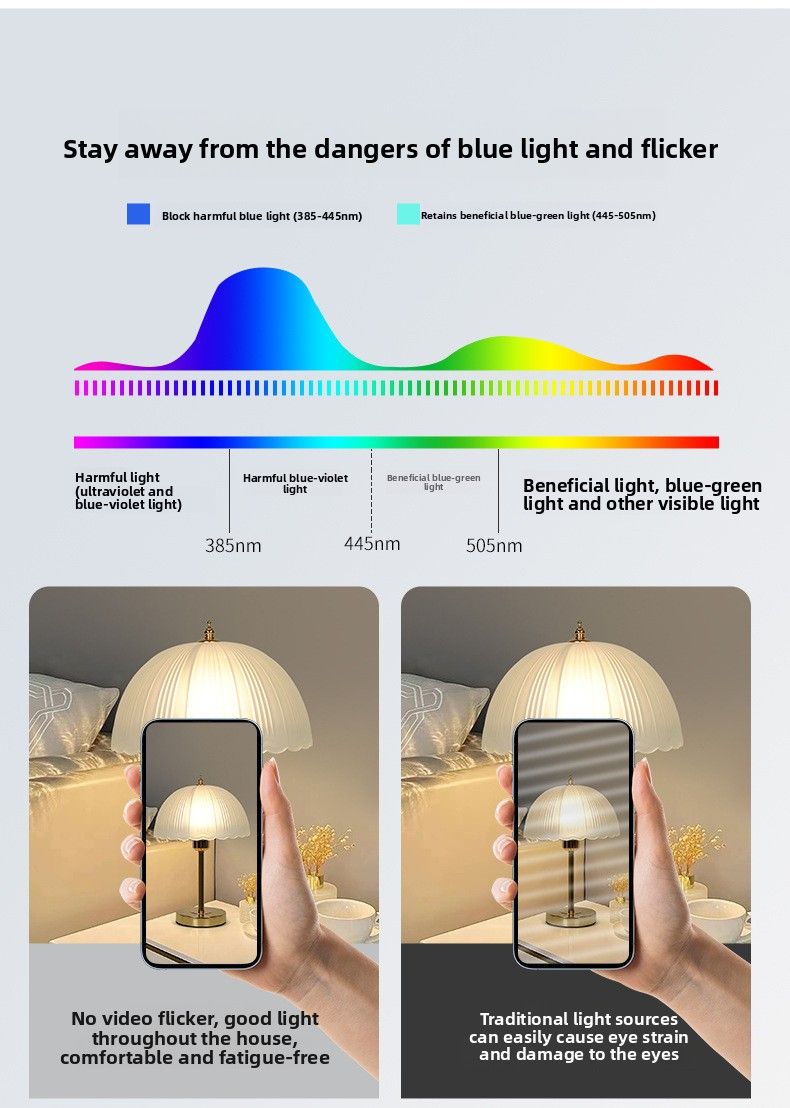 Luminária de mesa pequena de luxo com pétalas, para quarto de menina, atmosfera romântica, criativa e simples de alta qualidade_voghion.com