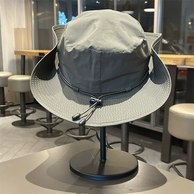 Outdoor-Kordelzug Fischer Männer Frauen im Sommer mit großer Krempe Schutz schnell trocknend Sonnenschutz für Camping,_voghion.com