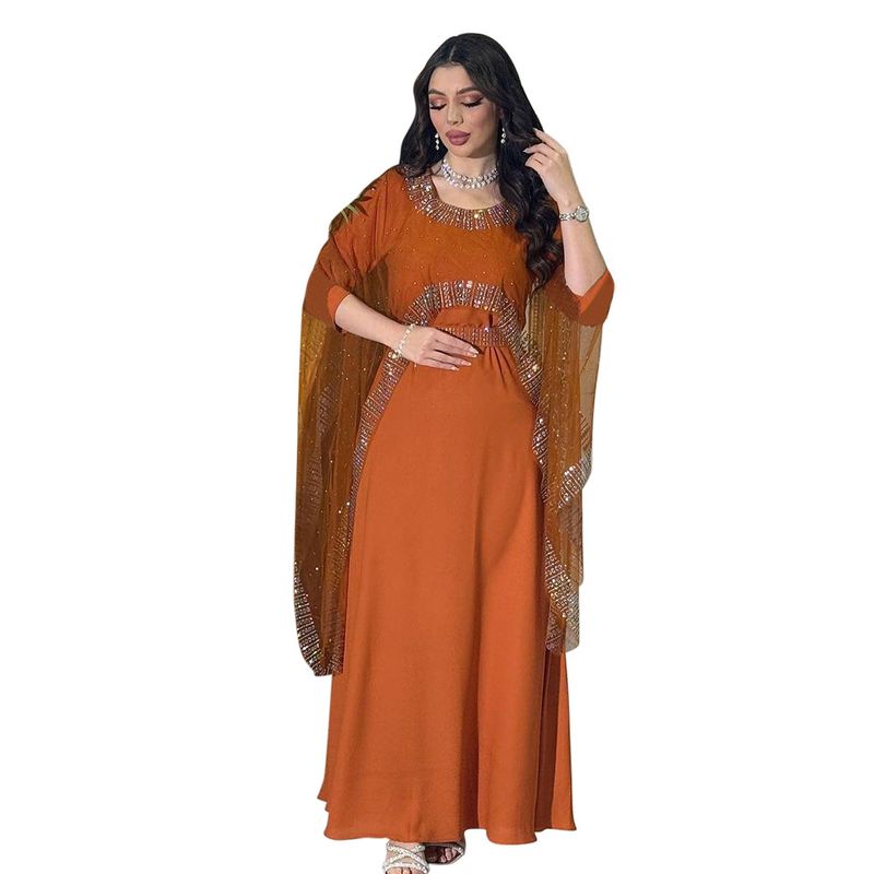 Naiste riided Dubai Araabia naiste riided Abaya teemantkleit õhtukleit hommikumantel_voghion.com