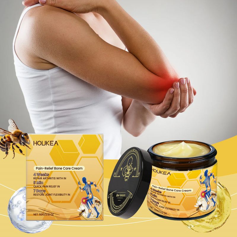 Crema para articulaciones Houkea: bálsamo nutritivo para masaje externo de rodillas y muñecas, cuidado suave._voghion.com