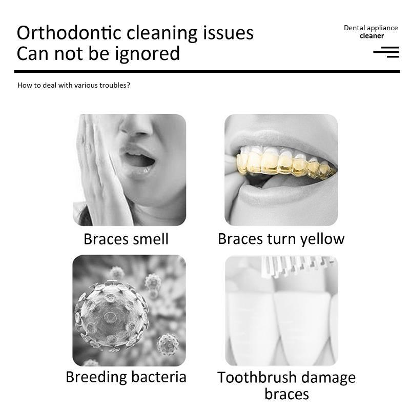 2024 Orthodontic foam Stain Removing Cleaning Care Tooth Sleeve Deep Cleaner 2024 new_voghion.com