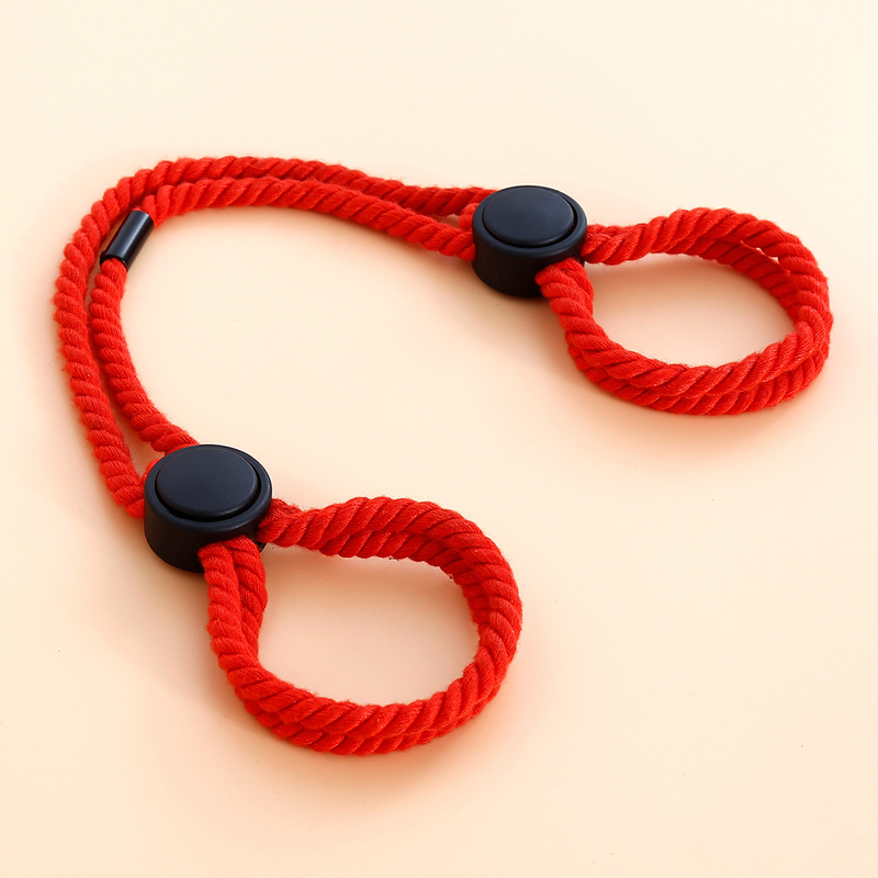 Bomullstauhåndjern Håndjern Ankelhåndjern Begrensninger Bondage Armbånd BDSM Fetisj Voksen Sexleketøy Brukes For Par Eksotisk_voghion.com