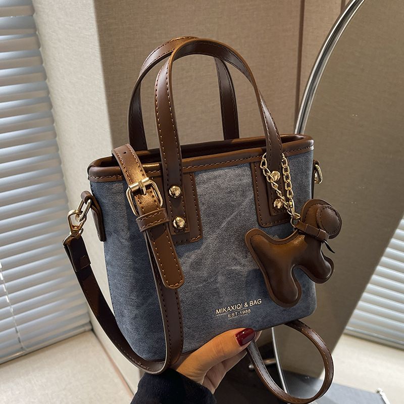Borsa a secchiello alla moda per donna 2025, nuova borsa a tracolla versatile in stile Ins, autunno inverno_voghion.com
