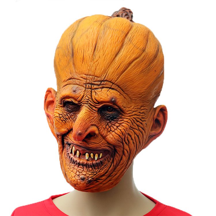 Halloween Flesh Colored Witch Mask Haunted House Escape Room Costume Prank Woman Headgear Character Play Props_voghion.com