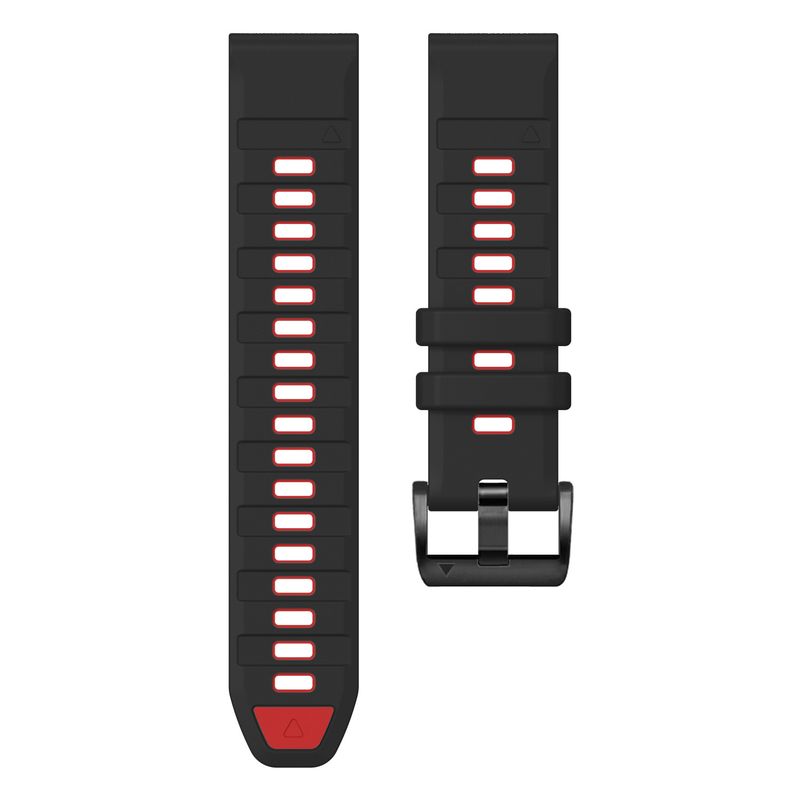 Watchbands Two-color Quick-release Silicone Strap 7x 22/26mm_voghion.com