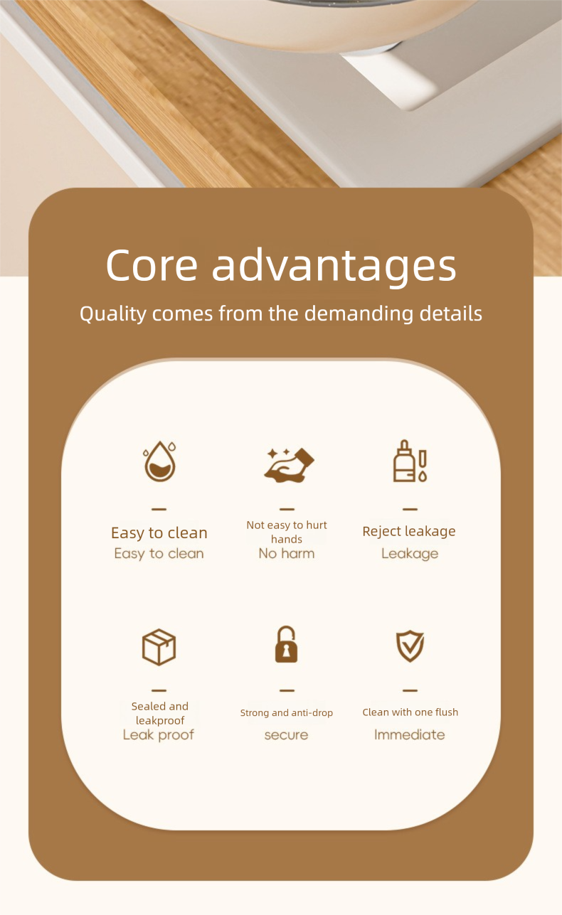 Automatic Liquid-Dispensing Dish For Pots, Kitchen Household Scrubber, Lazy Press-Type Non-Damaging Pot Cleaning Brush_voghion.com