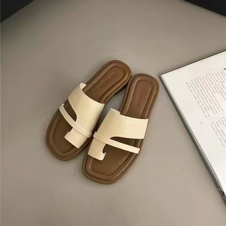 Plus Size Niche Design Slip-On Casual Sandals Summer Outdoor Soft Sole Slippers_voghion.com