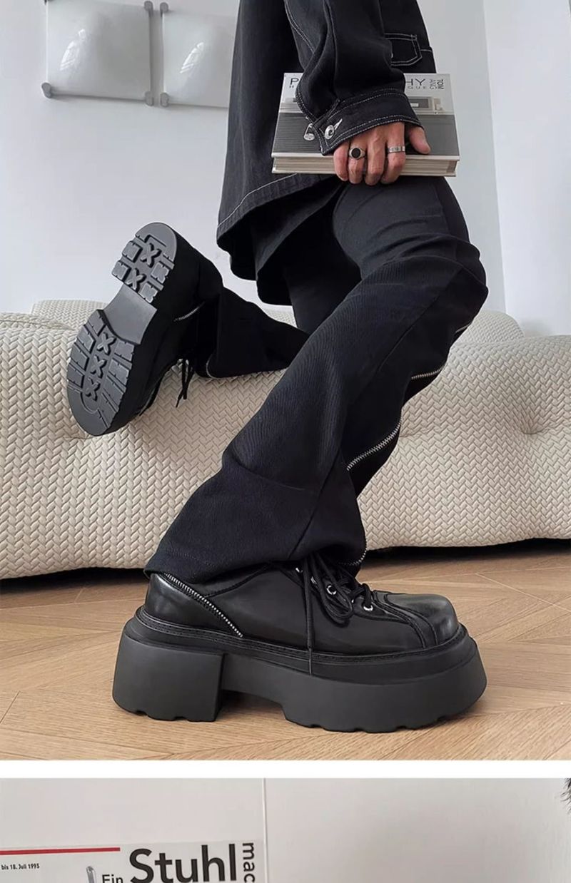 Scarpe Derby da uomo con suola spessa, con aumento di altezza di 7 cm, per il tempo libero, in pelle, per ragazzi, eleganti, da papà, retrò, con punta grande_voghion.com