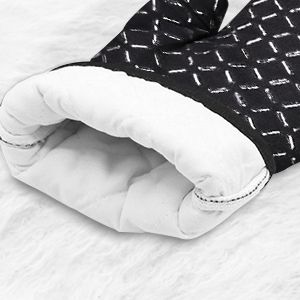 MILcea 4pcs Oven Gloves Heat Resistant Up To 300°C Non Slip Soft Kitchen Mitts For Cooking Baking Home Garden_voghion.com