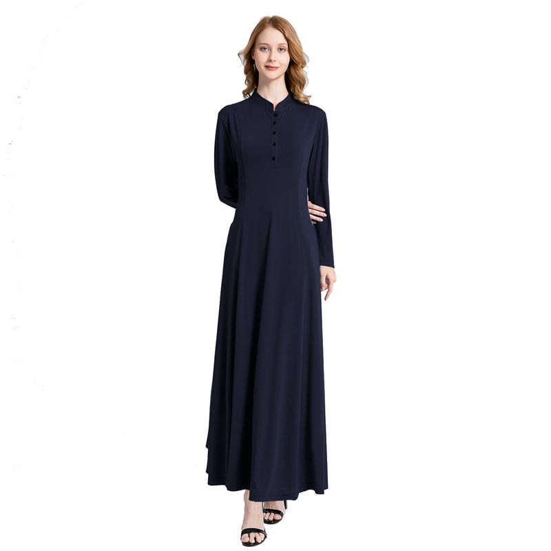Verve Damen Muslimisches Abaya-Kleid, lockere Oberbekleidung in Übergröße_voghion.com
