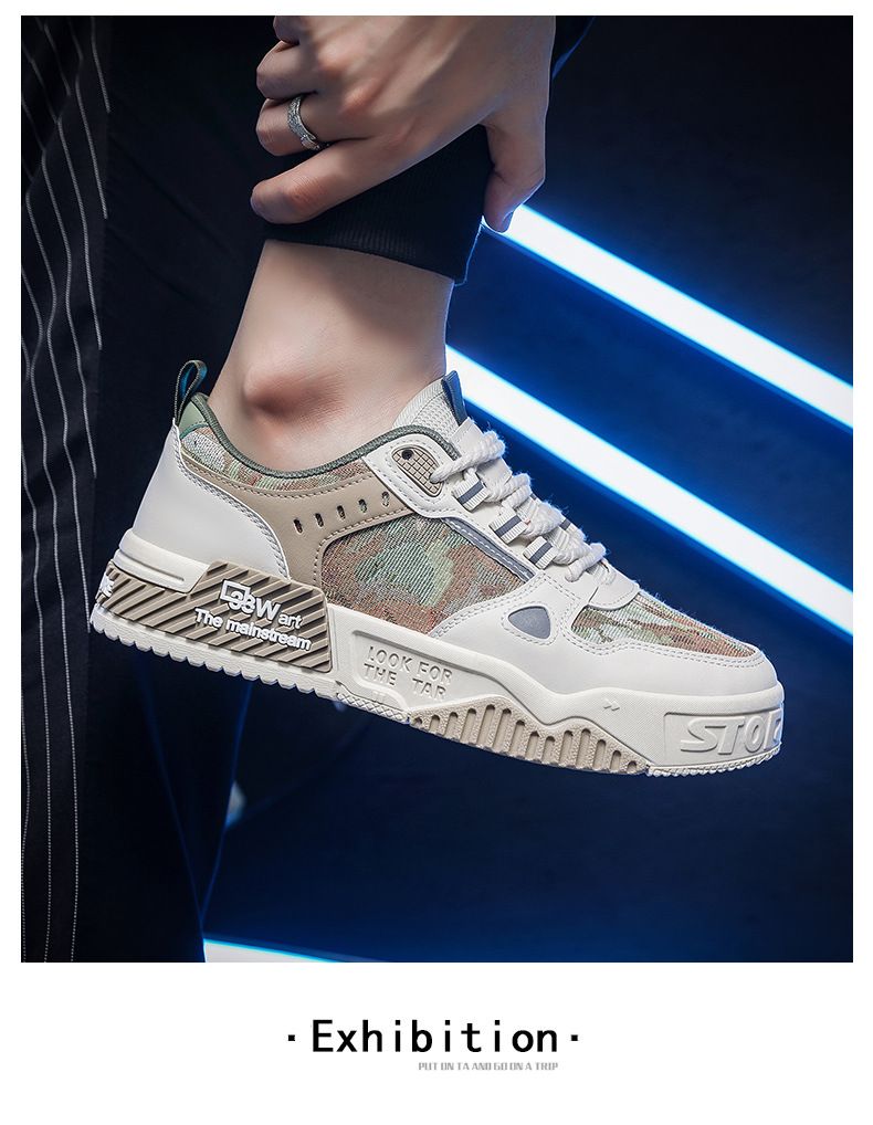 Scarpe da uomo autunno, nuove, coreane, alla moda, popolari su Internet, versatili e alla moda, antiscivolo._voghion.com