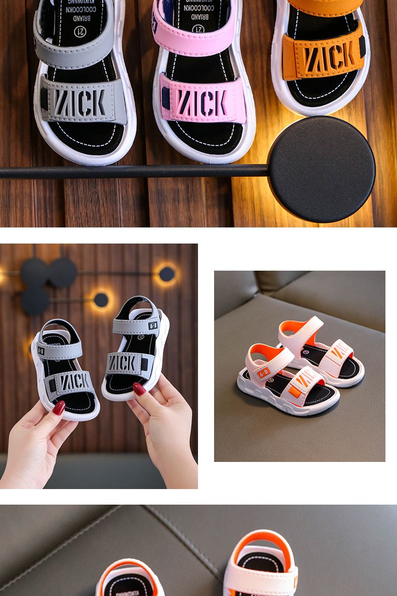 Summer Soft Bottom Non-Slip Boy Leisure Children's Sandals_voghion.com